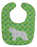 Spanish Water Dog Shamrocks  Baby Bib Easy-Clean Baby Bib Baby Feeding Accessory Baby Mealtime Essential, 10 x 13, Multicolor