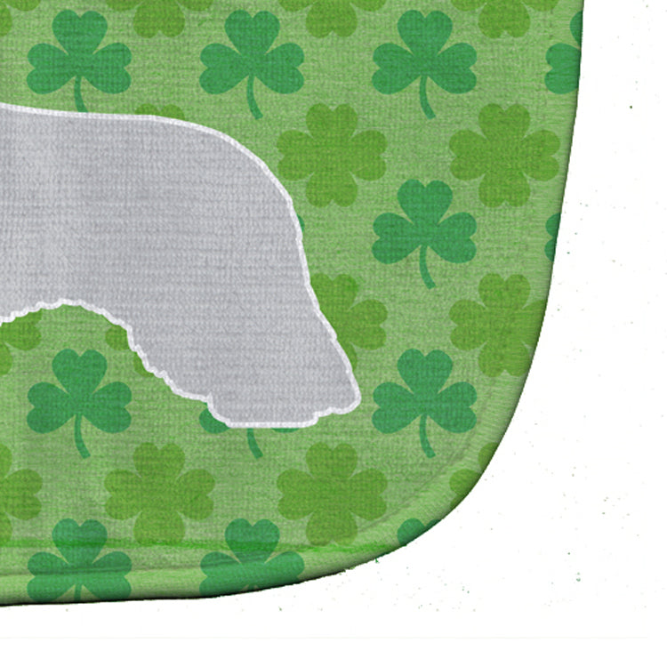 Spanish Water Dog Shamrocks  Baby Bib Easy-Clean Baby Bib Baby Feeding Accessory Baby Mealtime Essential, 10 x 13, Multicolor