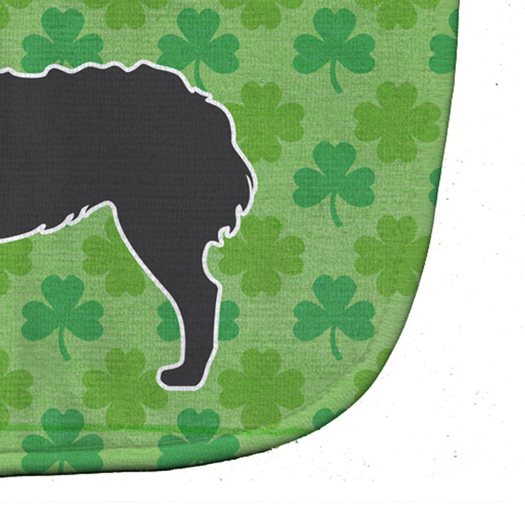 Croatian Sheepdog Shamrocks  Baby Bib Easy-Clean Baby Bib Baby Feeding Accessory Baby Mealtime Essential, 10 x 13, Multicolor