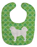 Polish Tatra Sheepdog Shamrocks  Baby Bib Easy-Clean Baby Bib Baby Feeding Accessory Baby Mealtime Essential, 10 x 13, Multicolor