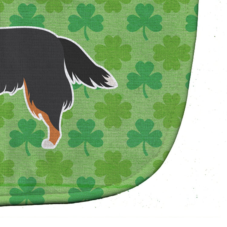 Sheltie/Shetland Sheepdog Shamrocks  Baby Bib Easy-Clean Baby Bib Baby Feeding Accessory Baby Mealtime Essential, 10 x 13, Multicolor
