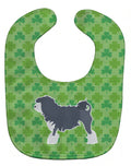 Lowchen Shamrocks  Baby Bib Easy-Clean Baby Bib Baby Feeding Accessory Baby Mealtime Essential, 10 x 13, Multicolor