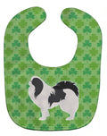 Japanese Chin Shamrocks  Baby Bib Easy-Clean Baby Bib Baby Feeding Accessory Baby Mealtime Essential, 10 x 13, Multicolor