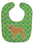 Brussels Griffon Shamrocks  Baby Bib Easy-Clean Baby Bib Baby Feeding Accessory Baby Mealtime Essential, 10 x 13, Multicolor