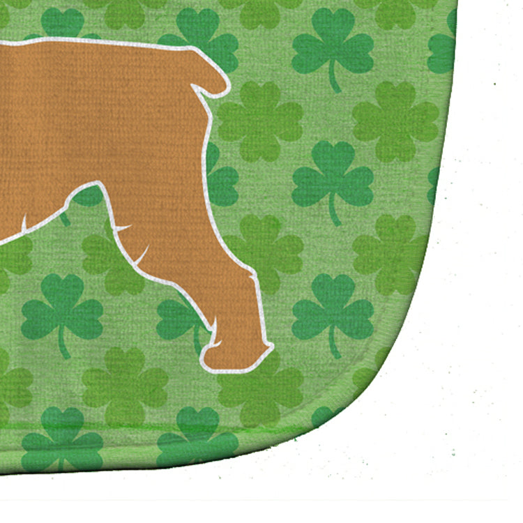 Brussels Griffon Shamrocks  Baby Bib Easy-Clean Baby Bib Baby Feeding Accessory Baby Mealtime Essential, 10 x 13, Multicolor