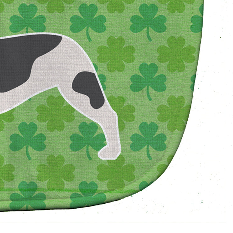 French Bulldog Shamrocks  Baby Bib Easy-Clean Baby Bib Baby Feeding Accessory Baby Mealtime Essential, 10 x 13, Multicolor