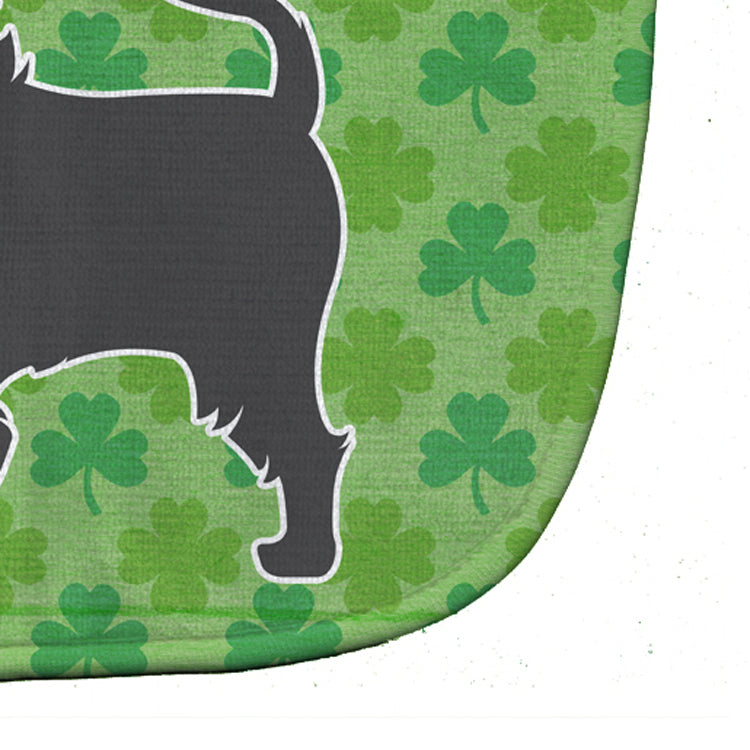Affenpinscher Shamrocks  Baby Bib Easy-Clean Baby Bib Baby Feeding Accessory Baby Mealtime Essential, 10 x 13, Multicolor