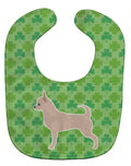 Chihuahua Shamrocks  Baby Bib Easy-Clean Baby Bib Baby Feeding Accessory Baby Mealtime Essential, 10 x 13, Multicolor
