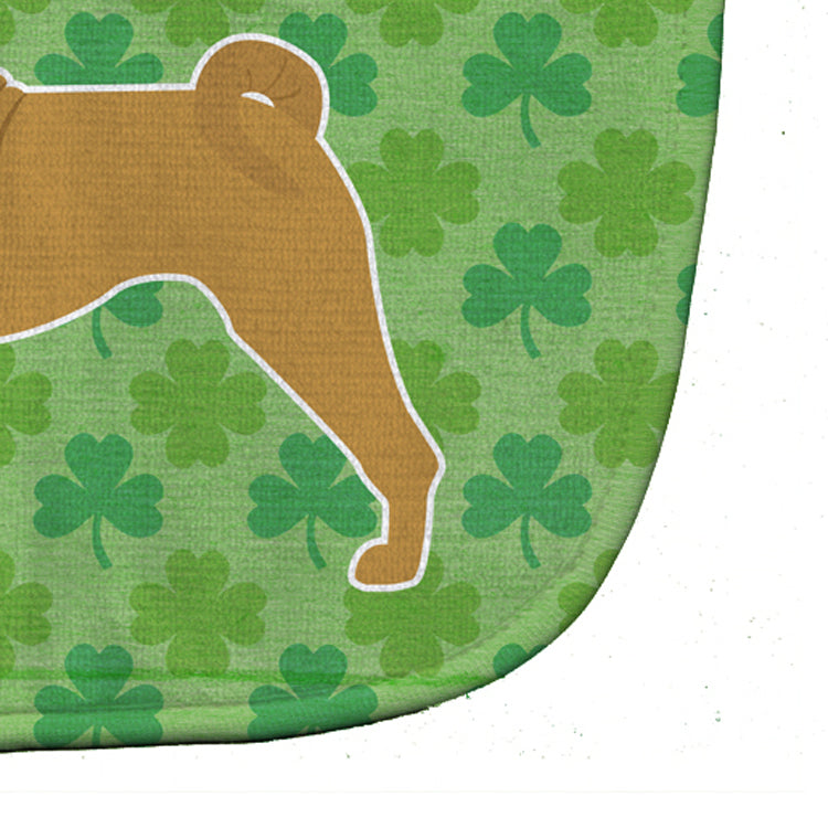 Shar Pei Merry Shamrocks  Baby Bib Easy-Clean Baby Bib Baby Feeding Accessory Baby Mealtime Essential, 10 x 13, Multicolor