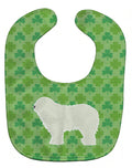 Komondor Shamrocks  Baby Bib Easy-Clean Baby Bib Baby Feeding Accessory Baby Mealtime Essential, 10 x 13, Multicolor