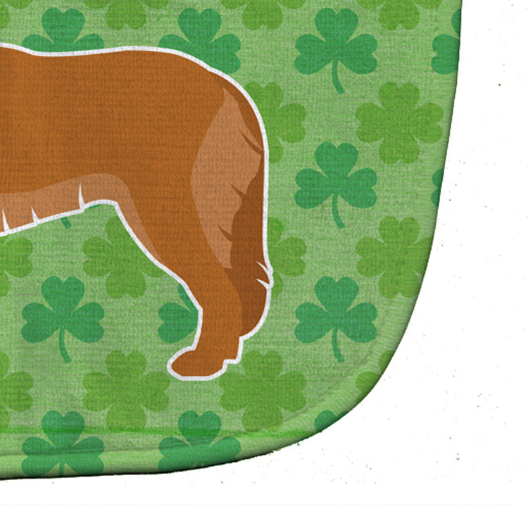 Leonberger Shamrocks  Baby Bib Easy-Clean Baby Bib Baby Feeding Accessory Baby Mealtime Essential, 10 x 13, Multicolor