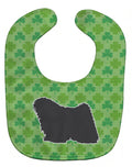 Puli Shamrocks  Baby Bib Easy-Clean Baby Bib Baby Feeding Accessory Baby Mealtime Essential, 10 x 13, Multicolor