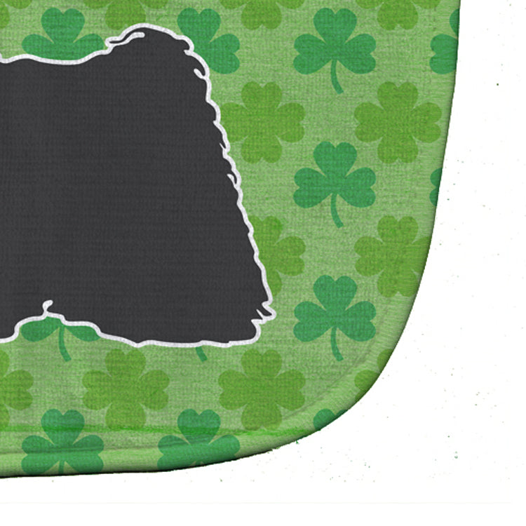 Puli Shamrocks  Baby Bib Easy-Clean Baby Bib Baby Feeding Accessory Baby Mealtime Essential, 10 x 13, Multicolor