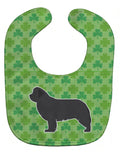 Newfoundland Shamrocks  Baby Bib Easy-Clean Baby Bib Baby Feeding Accessory Baby Mealtime Essential, 10 x 13, Multicolor