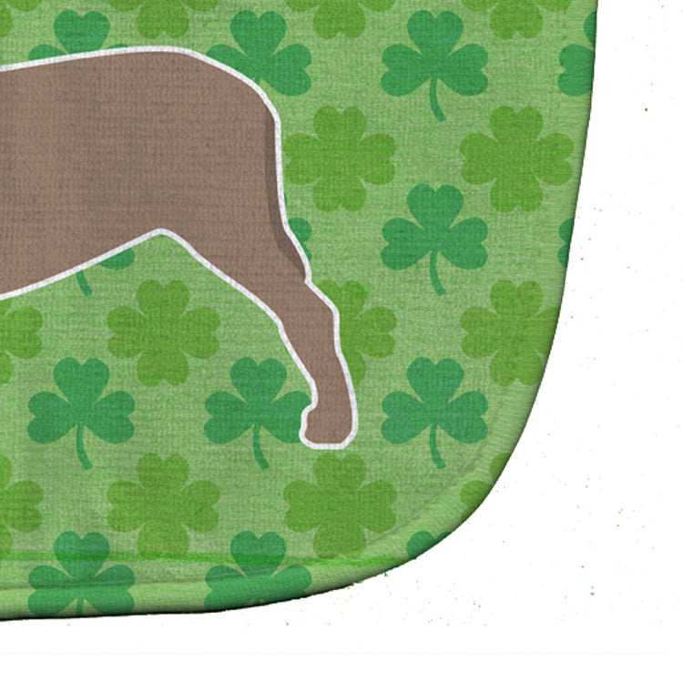 Neapolitan Mastiff Shamrocks  Baby Bib Easy-Clean Baby Bib Baby Feeding Accessory Baby Mealtime Essential, 10 x 13, Multicolor