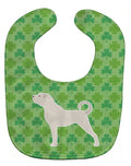 Anatolian Shepherd Shamrocks  Baby Bib Easy-Clean Baby Bib Baby Feeding Accessory Baby Mealtime Essential, 10 x 13, Multicolor