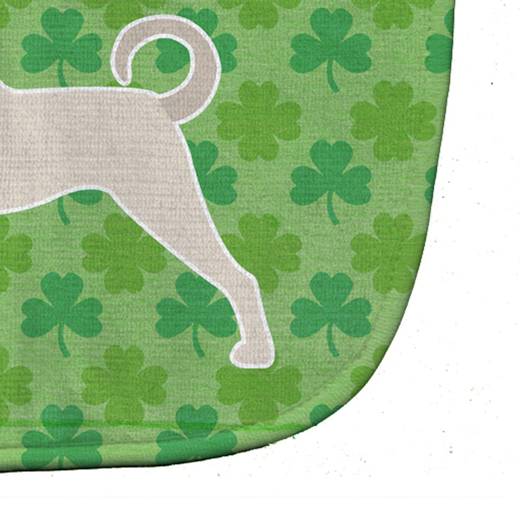 Anatolian Shepherd Shamrocks  Baby Bib Easy-Clean Baby Bib Baby Feeding Accessory Baby Mealtime Essential, 10 x 13, Multicolor