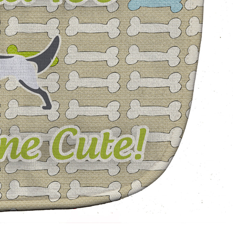 English Setter Dog Gone Cute Baby Bib Easy-Clean Baby Bib Baby Feeding Accessory Baby Mealtime Essential, 10 x 13, Multicolor
