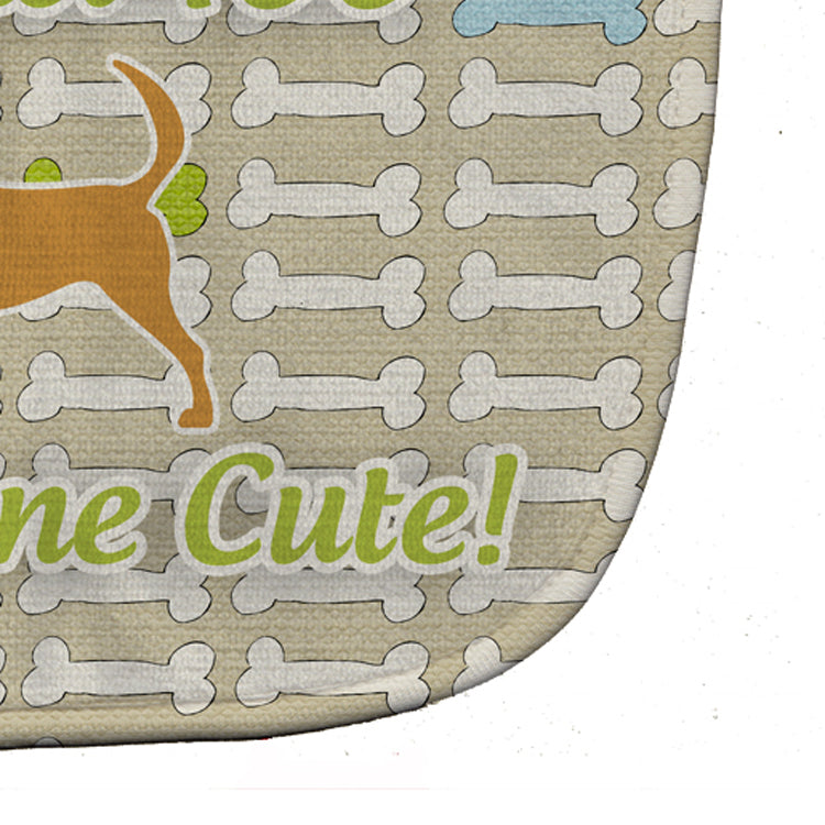 Bloodhound Dog Gone Cute Baby Bib Easy-Clean Baby Bib Baby Feeding Accessory Baby Mealtime Essential, 10 x 13, Multicolor