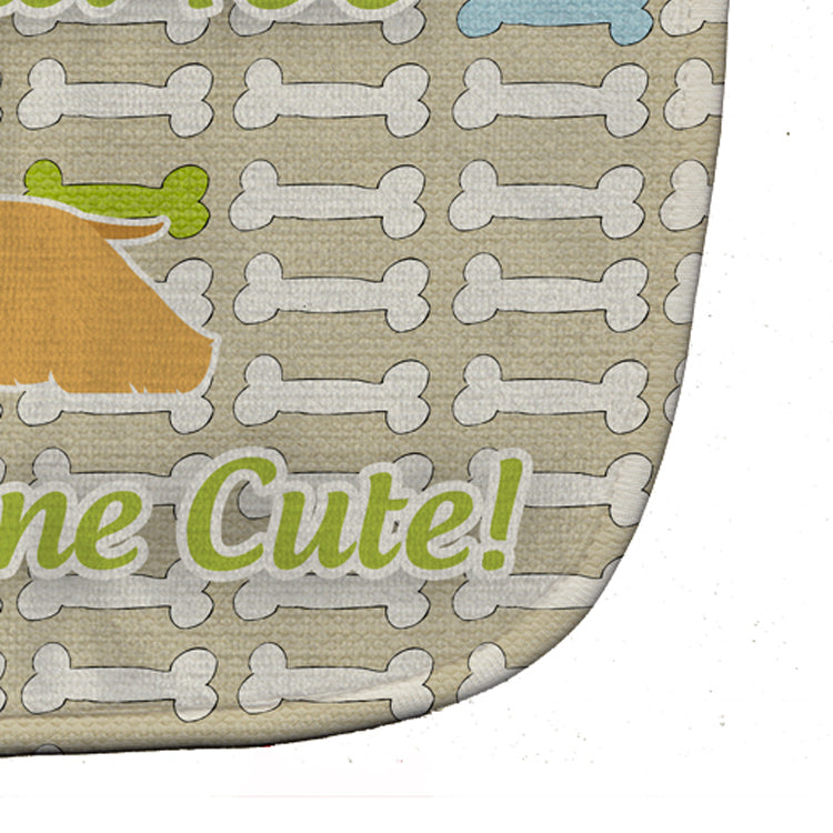 Cocker Spaniel Dog Gone Cute Baby Bib Easy-Clean Baby Bib Baby Feeding Accessory Baby Mealtime Essential, 10 x 13, Multicolor