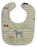 Kerry Blue Terrier Dog Gone Cute Baby Bib Easy-Clean Baby Bib Baby Feeding Accessory Baby Mealtime Essential, 10 x 13, Multicolor