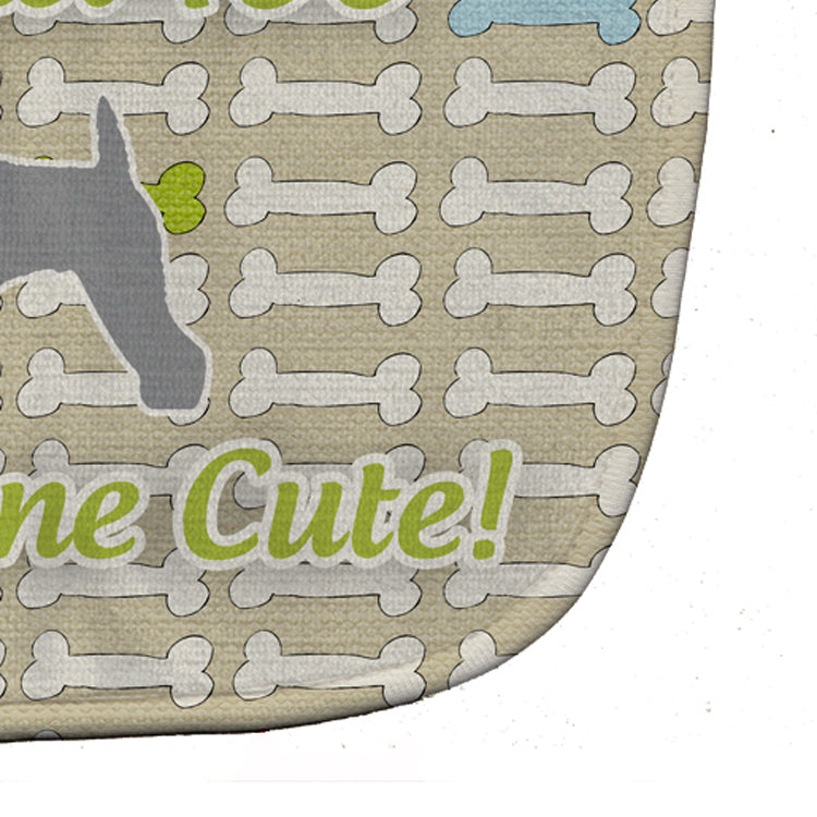 Kerry Blue Terrier Dog Gone Cute Baby Bib Easy-Clean Baby Bib Baby Feeding Accessory Baby Mealtime Essential, 10 x 13, Multicolor