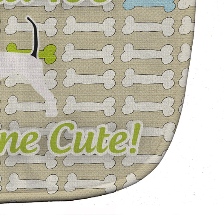 English Pointer Dog Gone Cute Baby Bib Easy-Clean Baby Bib Baby Feeding Accessory Baby Mealtime Essential, 10 x 13, Multicolor