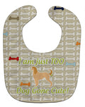 Afghan Hound Dog Gone Cute Baby Bib Easy-Clean Baby Bib Baby Feeding Accessory Baby Mealtime Essential, 10 x 13, Multicolor