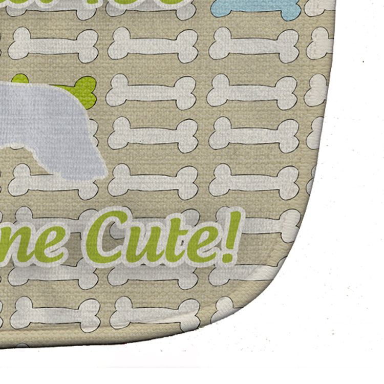 Spanish Water Dog Dog Gone Cute Baby Bib Easy-Clean Baby Bib Baby Feeding Accessory Baby Mealtime Essential, 10 x 13, Multicolor