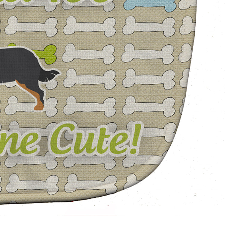 Bernese Mountain Dog Dog Gone Cute Baby Bib Easy-Clean Baby Bib Baby Feeding Accessory Baby Mealtime Essential, 10 x 13, Multicolor