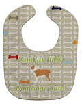 Central Asian Shepherd Dog Dog Gone Cute Baby Bib Easy-Clean Baby Bib Baby Feeding Accessory Baby Mealtime Essential, 10 x 13, Multicolor