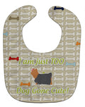 Yorkshire Terrier Yorkie Dog Gone Cute Baby Bib Easy-Clean Baby Bib Baby Feeding Accessory Baby Mealtime Essential, 10 x 13, Multicolor