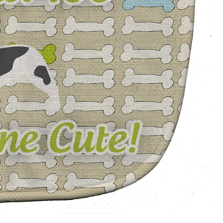 French Bulldog Dog Gone Cute Baby Bib Easy-Clean Baby Bib Baby Feeding Accessory Baby Mealtime Essential, 10 x 13, Multicolor
