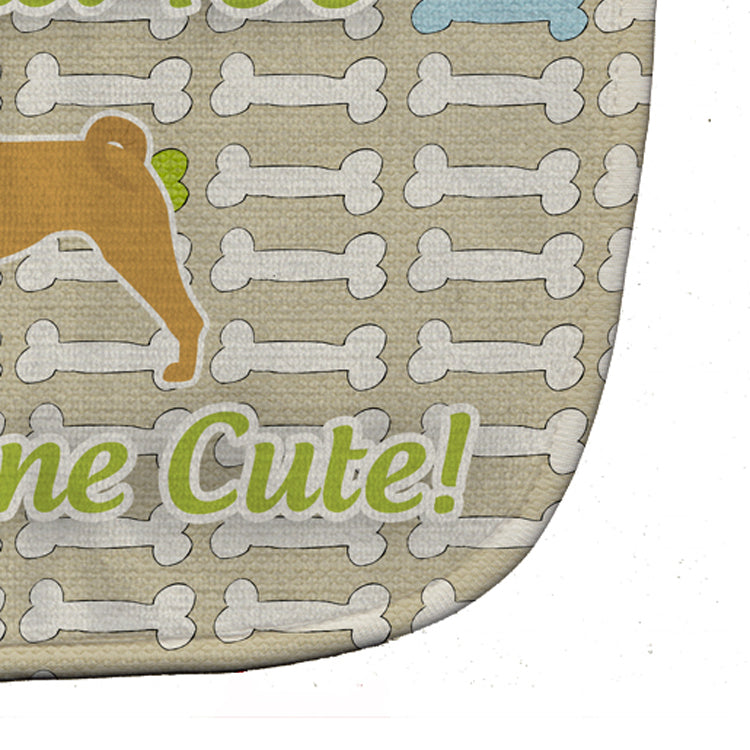 Shar Pei Merry Dog Gone Cute Baby Bib Easy-Clean Baby Bib Baby Feeding Accessory Baby Mealtime Essential, 10 x 13, Multicolor
