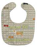Staffordshire Bull Terrier Dog Gone Cute Baby Bib Easy-Clean Baby Bib Baby Feeding Accessory Baby Mealtime Essential, 10 x 13, Multicolor
