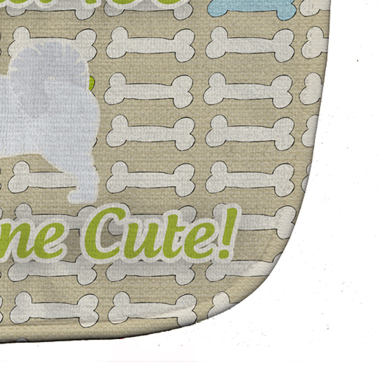 Samoyed Dog Gone Cute Baby Bib Easy-Clean Baby Bib Baby Feeding Accessory Baby Mealtime Essential, 10 x 13, Multicolor