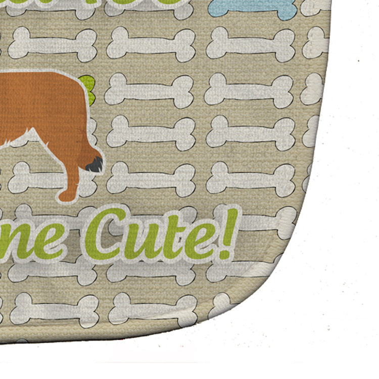 Belgian Shepherd Dog Gone Cute Baby Bib Easy-Clean Baby Bib Baby Feeding Accessory Baby Mealtime Essential, 10 x 13, Multicolor