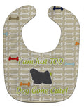 Puli Dog Gone Cute Baby Bib Easy-Clean Baby Bib Baby Feeding Accessory Baby Mealtime Essential, 10 x 13, Multicolor