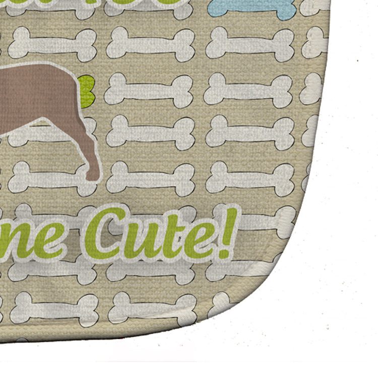 Neapolitan Mastiff Dog Gone Cute Baby Bib Easy-Clean Baby Bib Baby Feeding Accessory Baby Mealtime Essential, 10 x 13, Multicolor