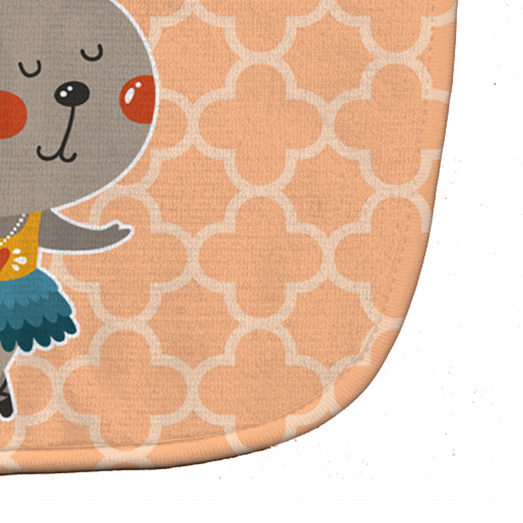 Ballerina Rabbit Baby Bib Easy-Clean Baby Bib Baby Feeding Accessory Baby Mealtime Essential, 10 x 13, Multicolor