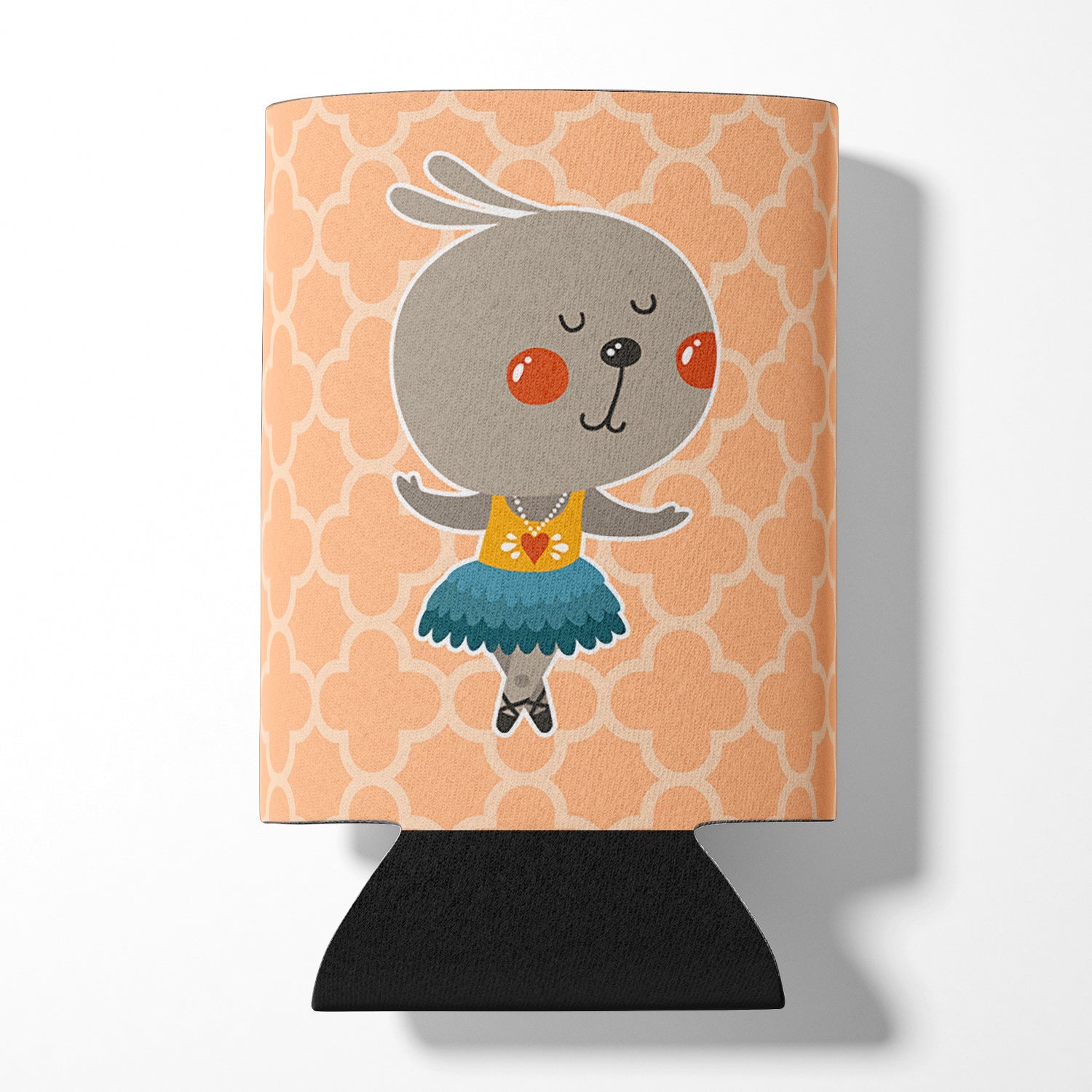Ballerina Rabbit Can or Bottle Hugger Cooler Sleeve for Standard 12 oz Cans, Insulated Foam Beer & Soda Can Hugger Reusable