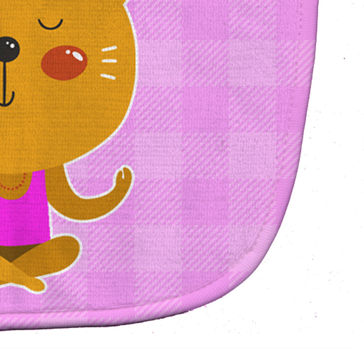 Yoga Cat Baby Bib Easy-Clean Baby Bib Baby Feeding Accessory Baby Mealtime Essential, 10 x 13, Multicolor