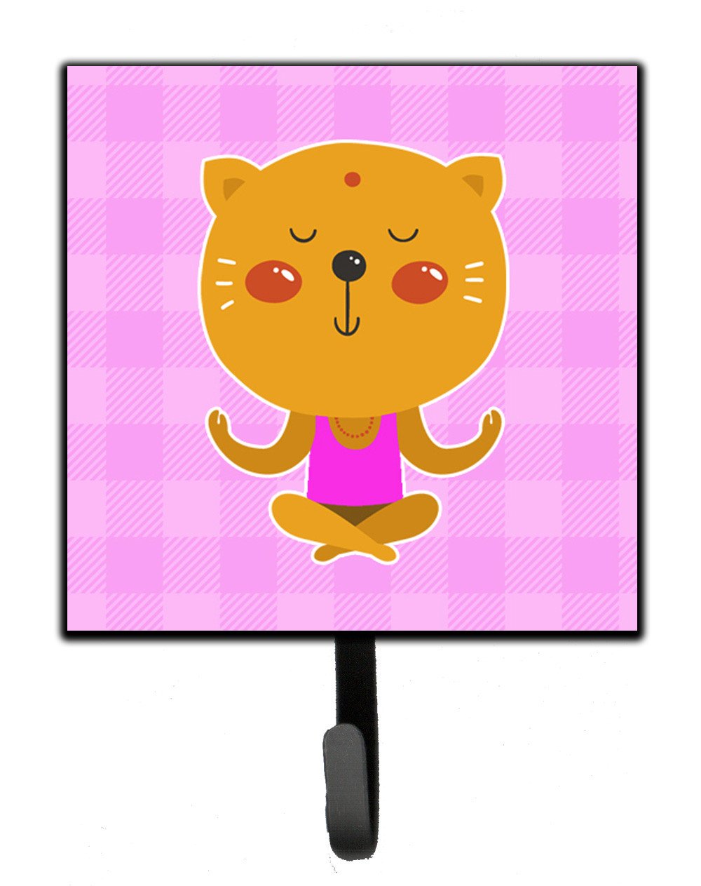 Yoga Cat Leash or Key Holder Wall Hooks, Key Hooks Holder, Coat Rack Wall Mount, Coat Hooks, Hooks for Hanging Keys, Towels, Aprons, Leashes