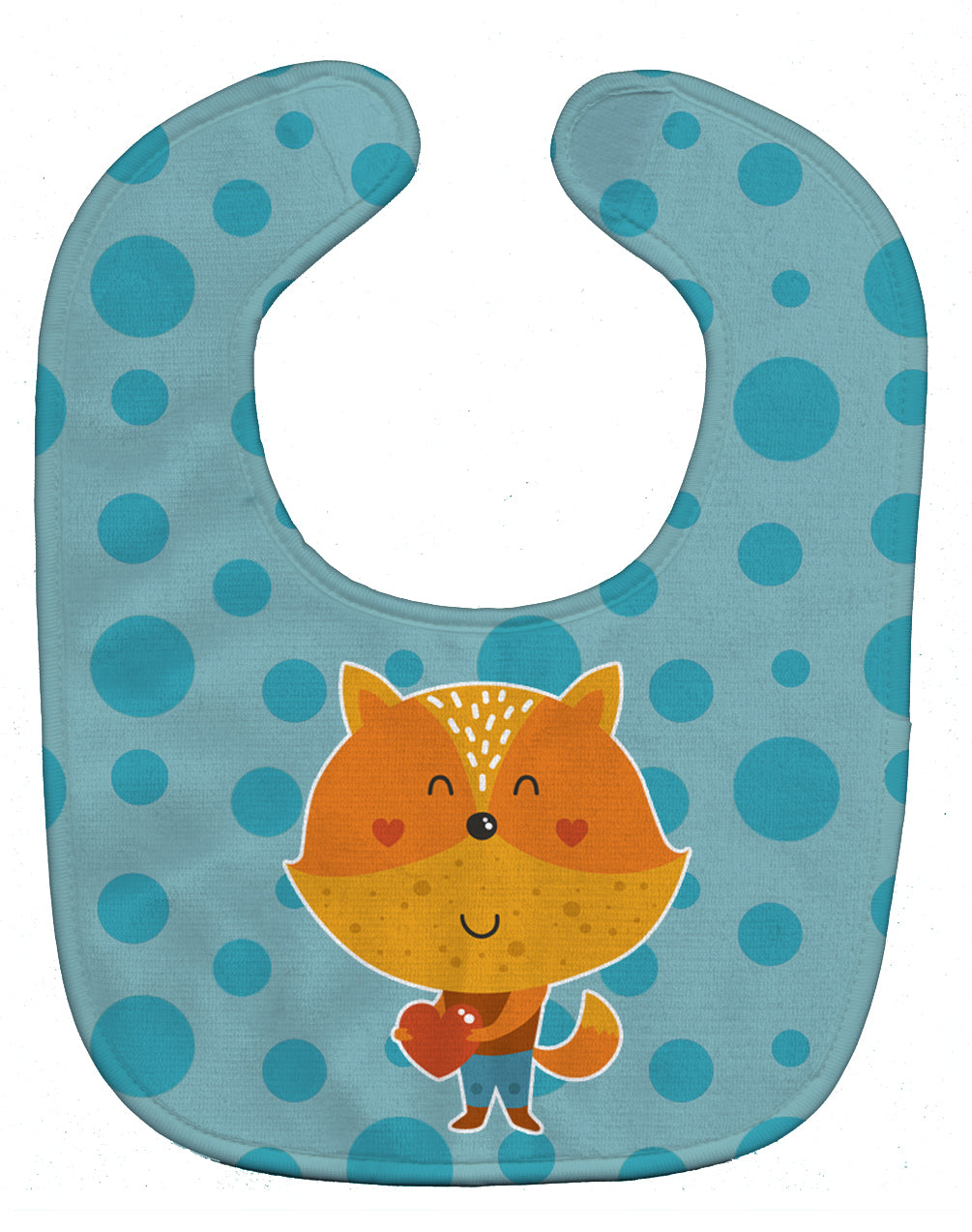 Polkadot Squirrel Baby Bib Easy-Clean Baby Bib Baby Feeding Accessory Baby Mealtime Essential, 10 x 13, Multicolor