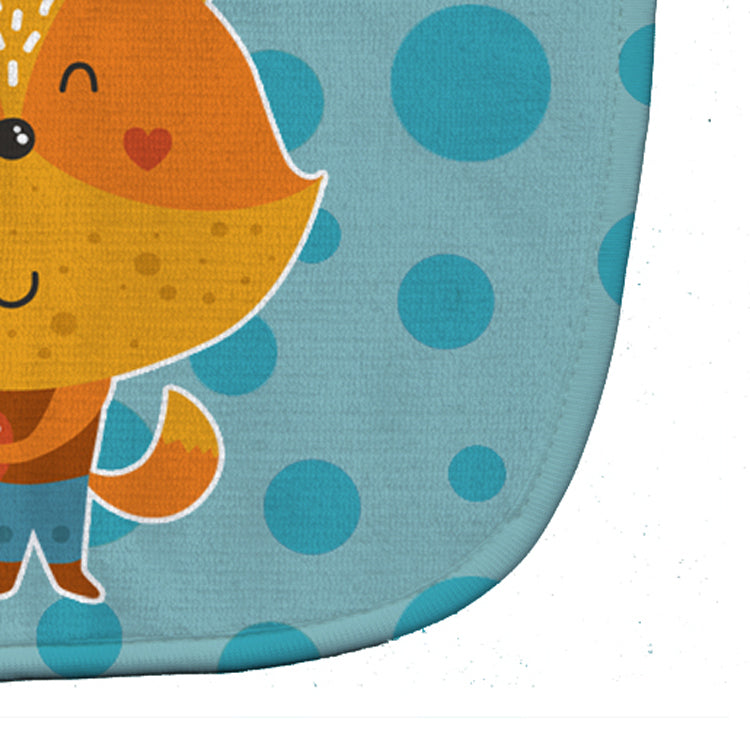 Polkadot Squirrel Baby Bib Easy-Clean Baby Bib Baby Feeding Accessory Baby Mealtime Essential, 10 x 13, Multicolor