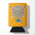 Cheerleader Lamb Sheep Can or Bottle Hugger Cooler Sleeve for Standard 12 oz Cans, Insulated Foam Beer & Soda Can Hugger Reusable