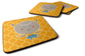 Cheerleader Lamb Sheep Foam Coasters Set of 4 Cup Coasters for Indoor Outdoor, Tabletop Protection, Anti Slip, Mouse pad Material