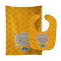 Cheerleader Lamb Sheep Baby Bib & Burp Cloth Easy-Clean Baby Bib Baby Feeding Accessory Baby Mealtime Essential