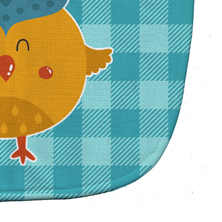 Wise Owl Baby Bib Easy-Clean Baby Bib Baby Feeding Accessory Baby Mealtime Essential, 10 x 13, Multicolor