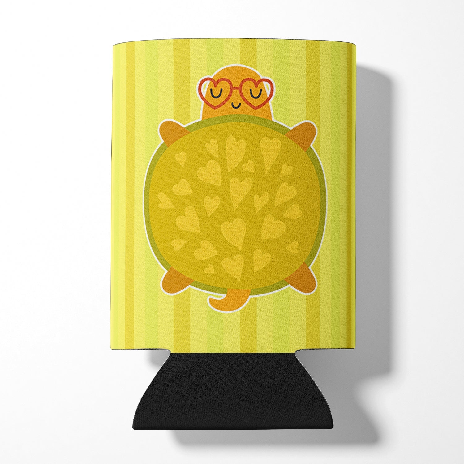 Turtle with Glasses Can or Bottle Hugger Cooler Sleeve for Standard 12 oz Cans, Insulated Foam Beer & Soda Can Hugger Reusable